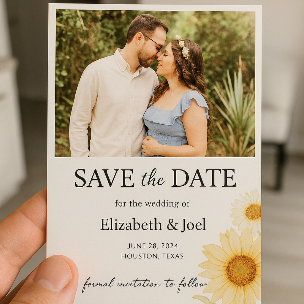 Personalized Save The Date