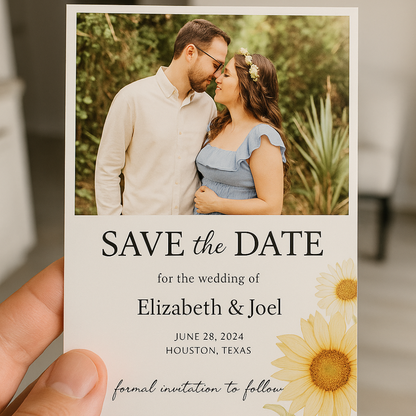 Personalized Save The Date